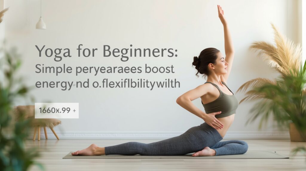 Yoga for Beginners: Simple Poses to Boost Energy and Flexibility